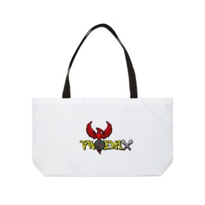 Vinyl Phoenix Logo Embroidered Weekender Tote Bag