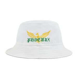 Yellow & Green Phoenix Design Bucket Hat