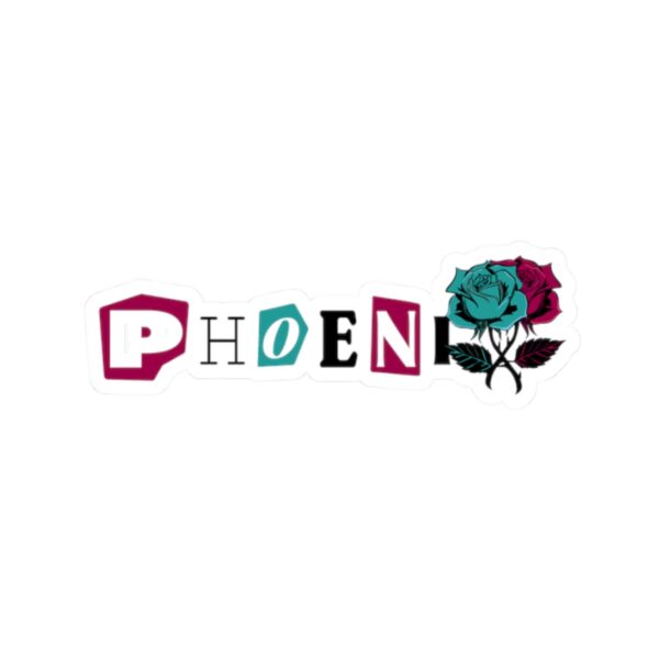 Floral Phoenix-Cut Stickers - Image 4