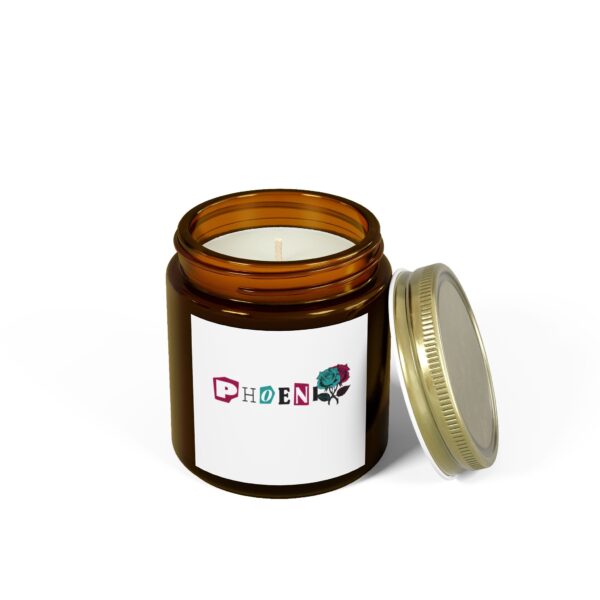 Floral Phoenix Scented Candle – Coconut Apricot Wax, 4oz & 9oz - Image 50