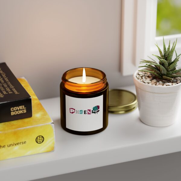 Floral Phoenix Scented Candle – Coconut Apricot Wax, 4oz & 9oz - Image 39