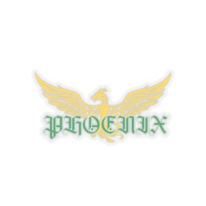 Yellow Phoenix -Cut Stickers