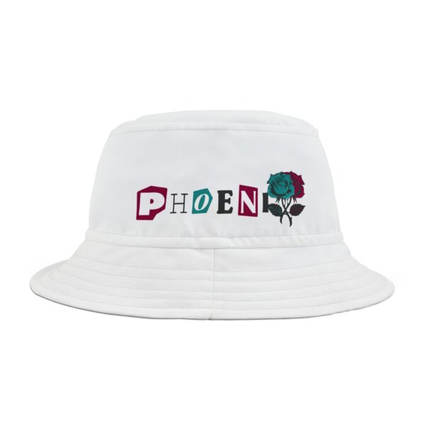 Floral Phoenix Rose Bucket Hat