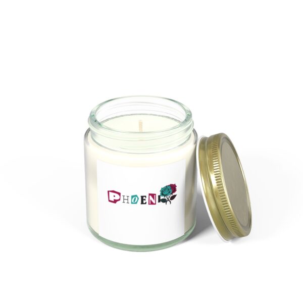 Floral Phoenix Scented Candle – Coconut Apricot Wax, 4oz & 9oz - Image 2