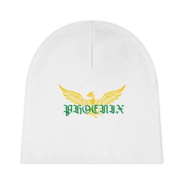 Yellow & Green Baby Beanie