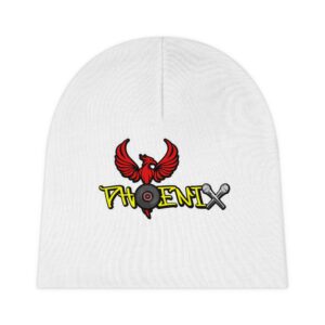 Vinyl Phoenix Logo Graphic Baby Beanie