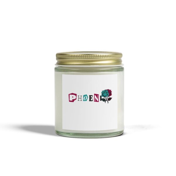 Floral Phoenix Scented Candle – Coconut Apricot Wax, 4oz & 9oz - Image 13