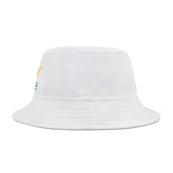 Yellow & Green Phoenix Design Bucket Hat - Image 4
