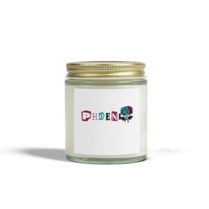 Floral Phoenix Scented Candle – Coconut Apricot Wax, 4oz & 9oz