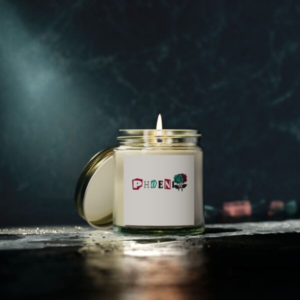Floral Phoenix Scented Candle – Coconut Apricot Wax, 4oz & 9oz - Image 24
