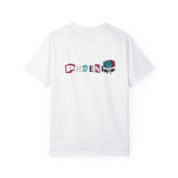 Floral phoenix Unisex Garment-Dyed T-Shirt - Image 2