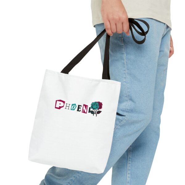 Floral Phoenix Tote Bag - Image 3