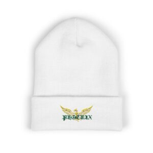 Yellow & Green Phoenix Embroidered Phoenix Classic Cuffed Beanie